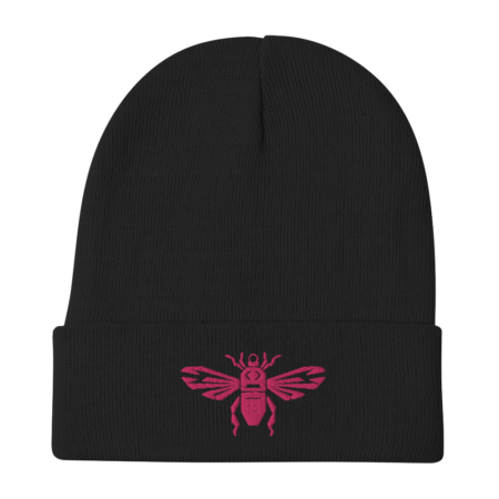 Embroidered Bug Beanie