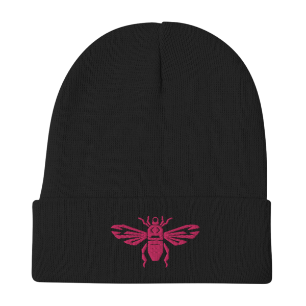 Embroidered Bug Beanie